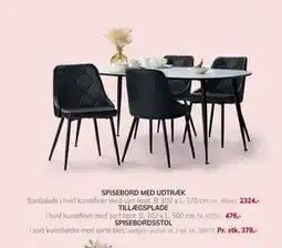 Daells Bolighus SPISEBORDSSTOL tilbud