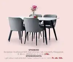 Daells Bolighus SPISEBORD tilbud