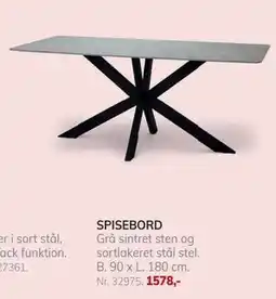 Daells Bolighus SPISEBORD tilbud
