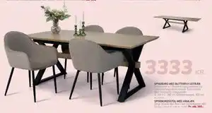 SPISEBORDSSTOL MED ARMLÆN