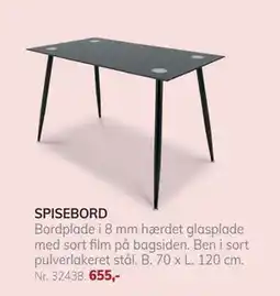 Daells Bolighus SPISEBORD tilbud