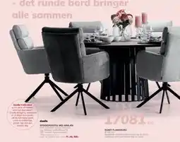 Daells Bolighus SPISEBORDSSTOL MED ARMLÆN tilbud