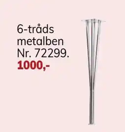 Daells Bolighus 6-tråds metalben tilbud