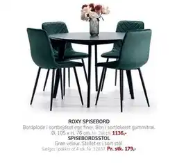 Daells Bolighus ROXY SPISEBORD tilbud