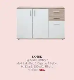 Daells Bolighus SKÆNK tilbud