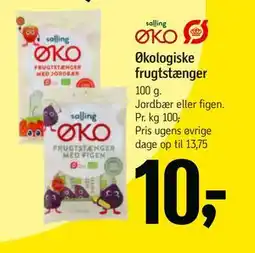 Føtex Økologiske frugtstænger tilbud