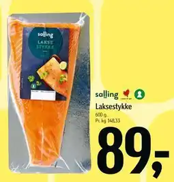 Føtex Laksestykke tilbud