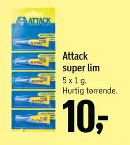 Føtex Attack super lim tilbud