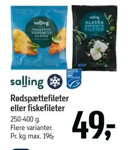 Føtex Rødspættefileter eller fiskefileter tilbud