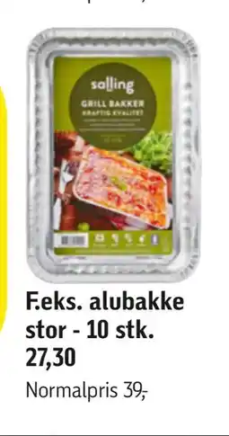 Føtex Alubakke stor - 10 stk tilbud