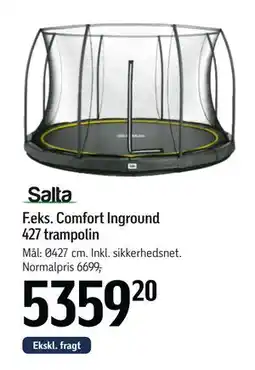 Føtex Comfort Inground 427 trampolin tilbud