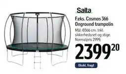 Føtex Cosmos 366 Onground trampolin tilbud