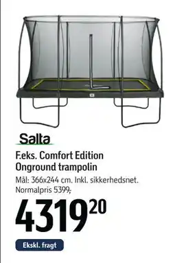 Føtex Comfort Edition Onground trampolin tilbud
