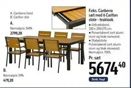 Føtex Carlton stol tilbud