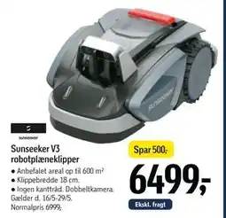 Føtex Sunseeker V3 robotplæneklipper tilbud