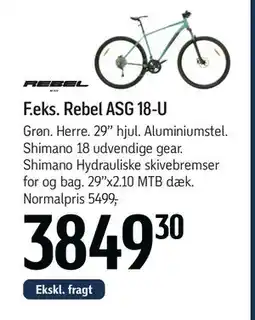 Føtex Rebel ASG 18-U tilbud