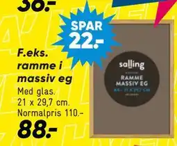 Bilka Ramme i massiv eg tilbud