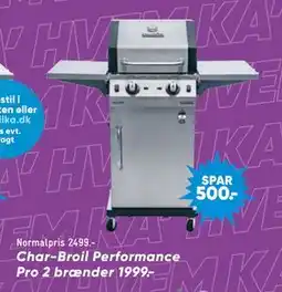 Bilka Char-Broil Performance Pro 2 brænder tilbud