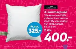 Bilka 3-kammerpude tilbud