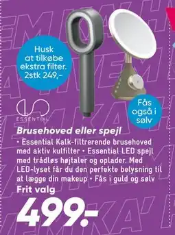 Bilka Brusehoved eller spejl tilbud