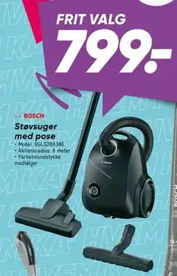 Bilka Støvsuger med pose tilbud