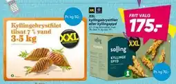 Bilka XXL kyllingebrystfilet eller kyllingspyd tilbud