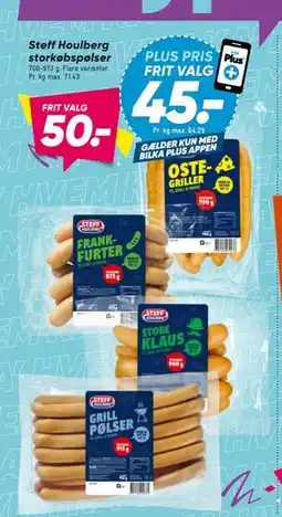 Bilka Steff Houlberg storkøbspølser tilbud