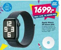 Bilka Apple Watch SE 40mm GPS tilbud