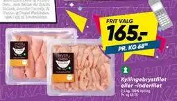 Bilka Kyllingebrystfilet eller -inderfilet tilbud