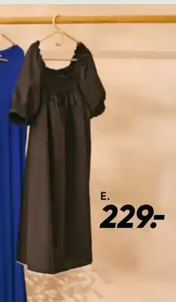 Bilka Kjole med smock tilbud