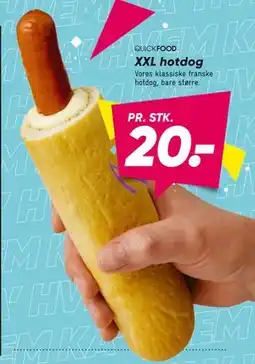 Bilka XXL hotdog tilbud