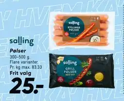 Bilka Pølser tilbud