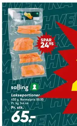 Bilka Lakseportioner tilbud