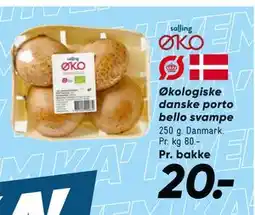 Bilka Økologiske danske porto bello svampe tilbud