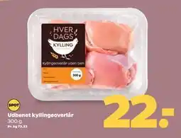 Netto Udbenet kyllingeoverlår tilbud
