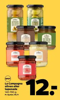 Netto La Campagna oliven eller tapenade tilbud