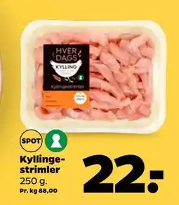 Netto Kyllingestrimler tilbud
