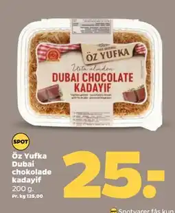 Netto Öz Yufka Dubai chokolade kadayif tilbud