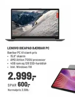 Panasonic Center LENOVO IDEAPAD BÆRBAR PC tilbud