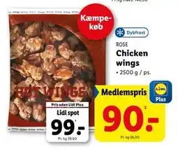 Lidl Chicken wings tilbud