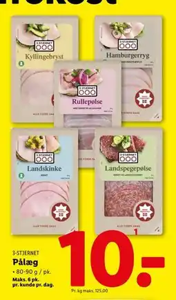 Lidl Pålæg tilbud
