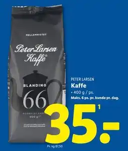 Lidl Kaffe tilbud