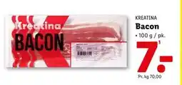 Lidl Bacon tilbud