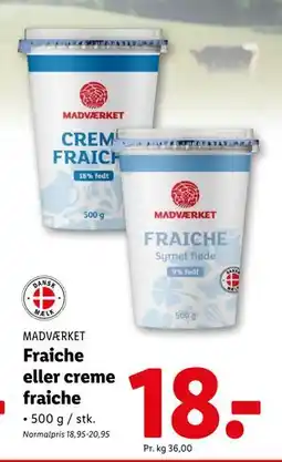 Lidl Fraiche eller creme fraiche tilbud