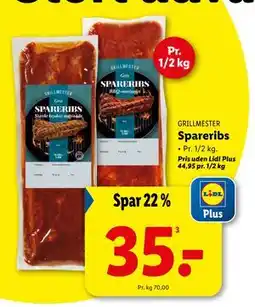 Lidl Spareribs tilbud