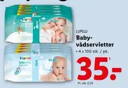 Lidl Babyvådservietter tilbud