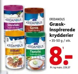 Lidl Græskinspirerede krydderier tilbud