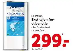 Lidl Ekstra jomfruolivenolie tilbud