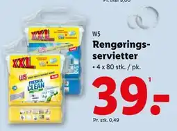 Lidl Rengøringsservietter tilbud