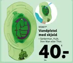 Lidl Vandpistol med skjold tilbud